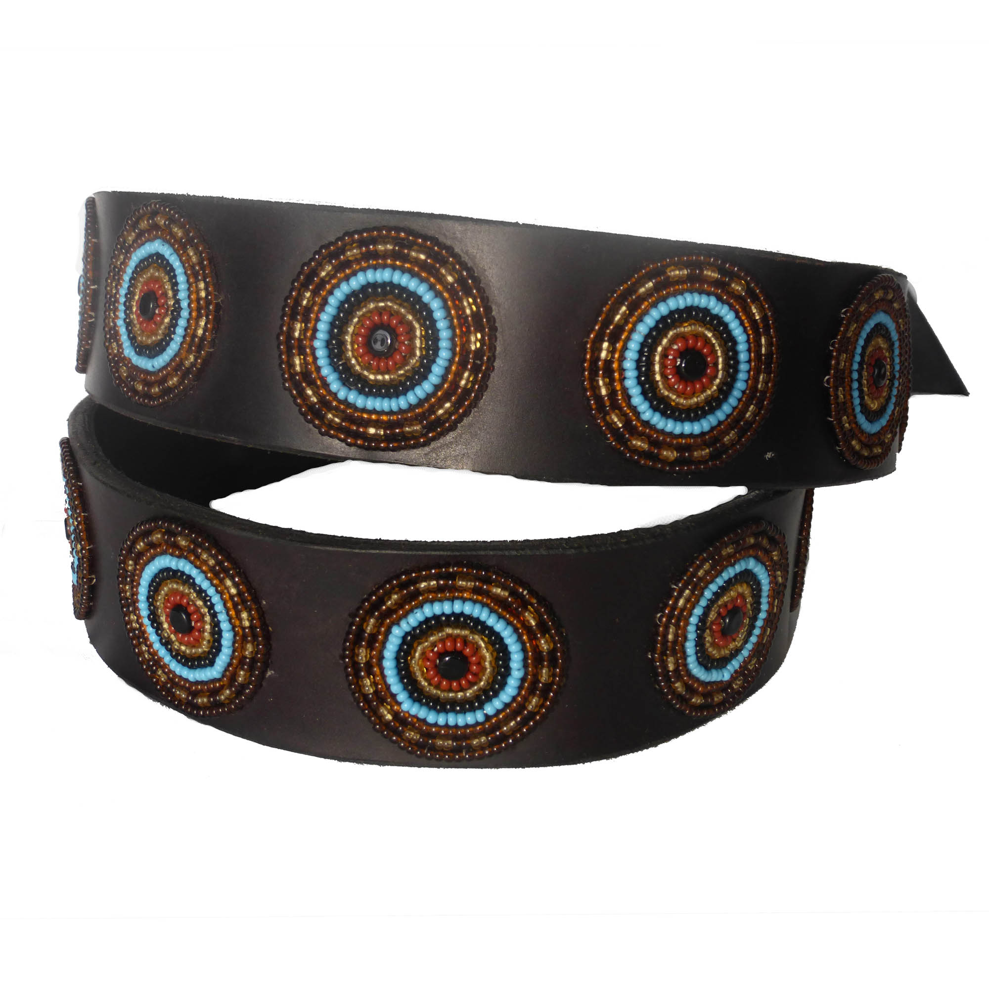 Masai disk maron gold